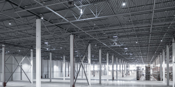 Reformas Integrales de Naves Industriales Albalate del Arzobispo · Instalación de Iluminación Eficiente